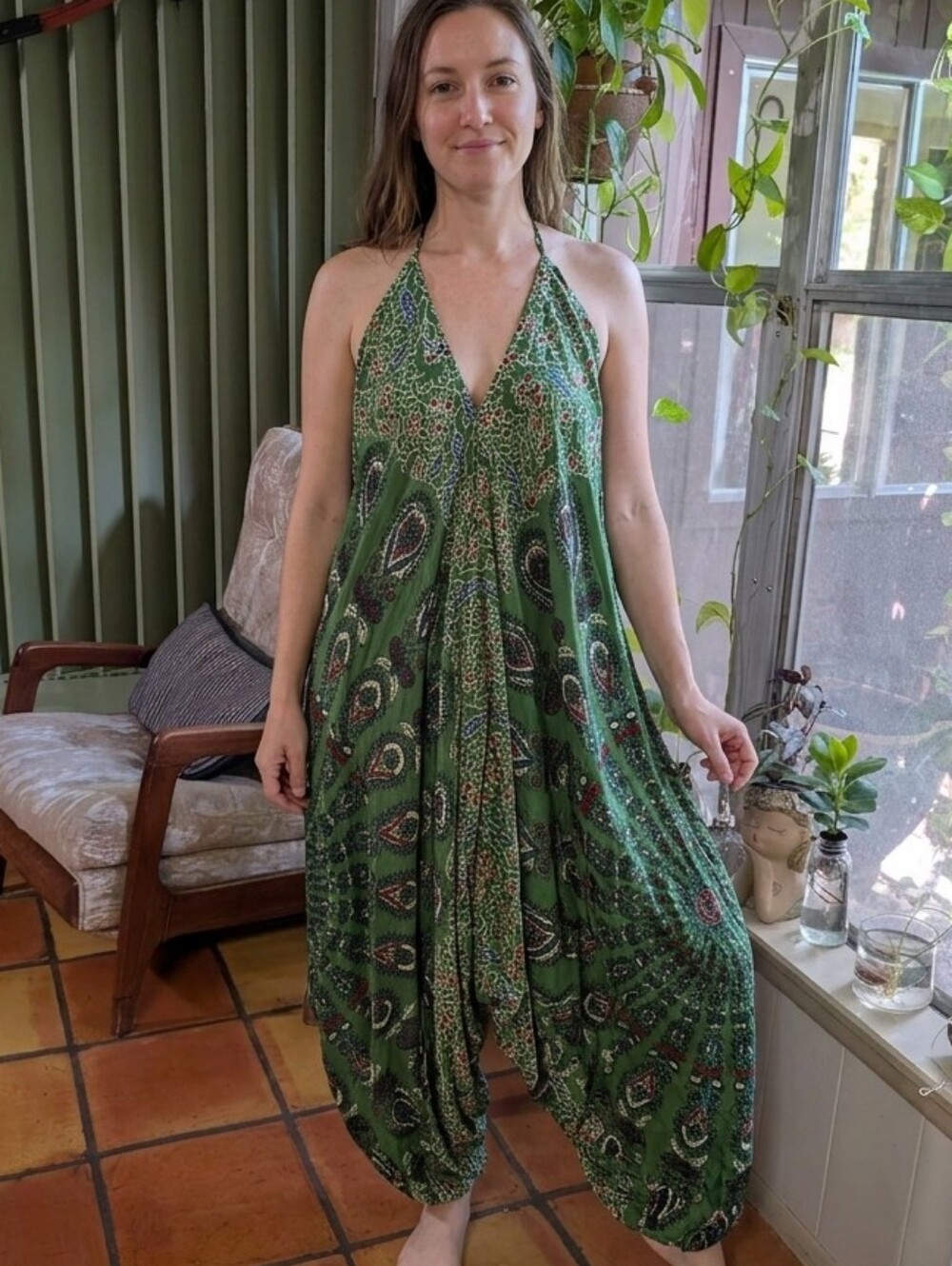 Eathbound Green Jumpsuit.